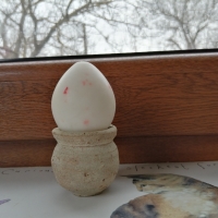 Колекционерско яйце от полускъпоцен камък, снимка 5 - Колекции - 36100011