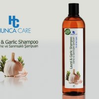 Шампоан и балсам с чесън Hunca Care за растеж, против косопад, снимка 2 - Продукти за коса - 39644820