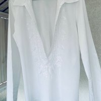 Много красива бяла блуза B. JOUNG, снимка 6 - Корсети, бюстиета, топове - 41622222