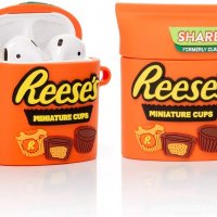 Силиконов Калъф За Airpods – Reese’s, снимка 3 - Слушалки, hands-free - 39541772