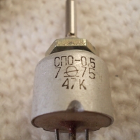 Потенциометър 47К СПО-0.5 СССР, снимка 3 - Друга електроника - 36081733
