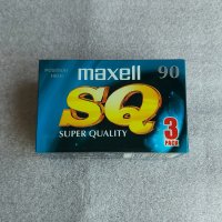 Аудио касети Мaxell SQ 90 Type II 3 pack, снимка 1 - Декове - 39954992
