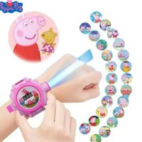 3D Пепа Пиг peppa pig Джордж детски часовник прожектор, снимка 3 - Детски - 30031010