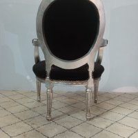 Старинно масивно кресло Medaillon, снимка 3 - Дивани и мека мебел - 41752180