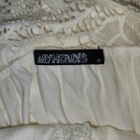 Елегантна бяла блуза р-р М, снимка 5 - Блузи с дълъг ръкав и пуловери - 39489388