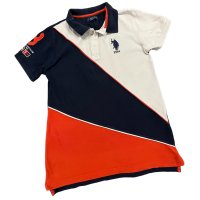 Поло Тениска с яка USPA Us. Polo Assn., снимка 1 - Тениски - 42486480