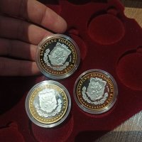 Сребърни монети със златно покритие от колекция, снимка 5 - Нумизматика и бонистика - 35734043