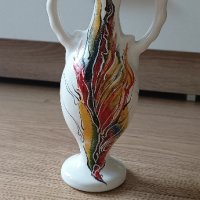 ръчно рисувана ваза , снимка 3 - Вази - 42289319