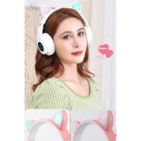 ❌️ БЕЗЖИЧНИ СЛУШАЛКИ СВЕТЕЩИ КОТЕШКИ УШИ CAT EAR, снимка 3 - Слушалки и портативни колонки - 41085929