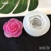 Камелия роза розичка с резки силиконов молд форма за декорация торта фондан украса, снимка 2 - Форми - 41040926