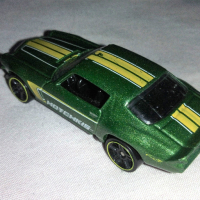 Hot Wheels 1970 Green Camaro TM GM 1/64, снимка 3 - Колекции - 38213738