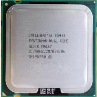 Процесор Intel Pentium Dual-Core E5400 2700MHz 2MB с охладител, снимка 1 - Процесори - 44497140