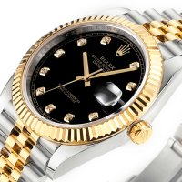 Унисекс часовник Rolex Datejust 36ММ 126233 с автоматичен швейцарски механизъм, снимка 4 - Дамски - 41978370