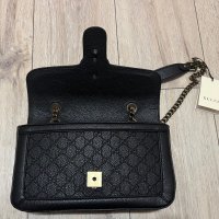 Дамска черна чанта GUCCI, снимка 6 - Чанти - 44305319