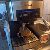 Кафемашина Финлукс с ръкохватка с крема диск, работи отлично и прави хубаво кафе с каймак , снимка 4 - Кафемашини - 40556811