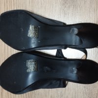 Черни дамски сандали Bianco footwear, снимка 5 - Дамски обувки на ток - 41774825