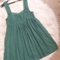 Зелена рокля шифон с подплата , снимка 3 - Рокли - 41380019