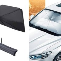UV термо сенник чадър за предно челно стъкло на кола автомобил защита от слънце, снимка 2 - Аксесоари и консумативи - 41529412