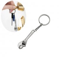 Метален хромиран ключодържател "френски ключ", снимка 2 - Аксесоари и консумативи - 39350330