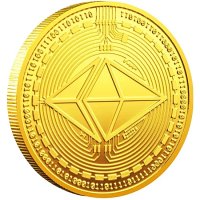 Етериум Класик монета / Ethereum Classic Coin ( ETC ) - Gold, снимка 4 - Нумизматика и бонистика - 38927873