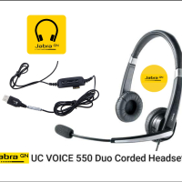 Слушалки с микрофон Jabra UC VOICE 550 MS, снимка 1 - Слушалки за компютър - 38689222