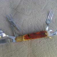 Ловджийско джобно ножче НИППА с 6 приспособления и калъф, снимка 4 - Ножове - 40801256