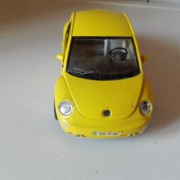 Метална количка М 1:24 - Volkswagen Ney Beetle ., снимка 5 - Колекции - 39657137