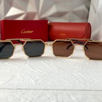 Cartier Мъжки слънчеви 2 цвята осмоъгълни, снимка 8 - Слънчеви и диоптрични очила - 41957894