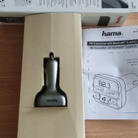 FM transmiter HAMA,  bluetooth, QC3.0, снимка 3 - Друга електроника - 42674579