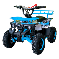 Детско бензиново ATV TOURIST 49cc - Blue Camouflage, снимка 6 - Мотоциклети и мототехника - 44551005