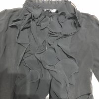 Черна риза Sorbet, снимка 5 - Ризи - 35947461