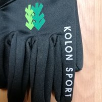 Продавам нови дамски уиндстопърни черни ръкавици софт шел Kolon Sport , снимка 2 - Зимни спортове - 35881528