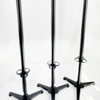 Поставка за дрехи от черна стоманена тръба с държач за чадър, снимка 10 - Закачалки - 44273890