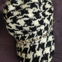 Sara Sweidan палто пепит с шапка комплект , снимка 17 - Палта, манта - 44805423