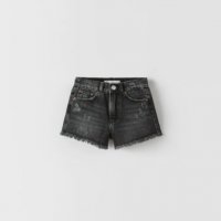 Нови Zara дънкови къси панталони, размер 9 г. (134 см), снимка 1 - Детски къси панталони - 40175715