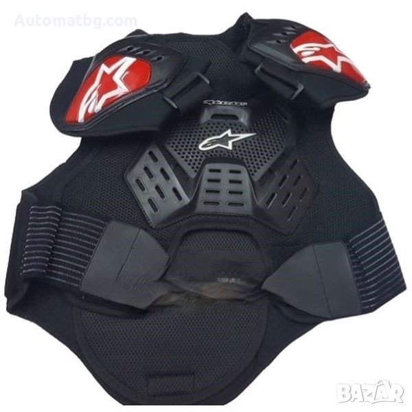 Мото ризница Automat, Протектор за тяло, Броня, M размер, Черен, снимка 1