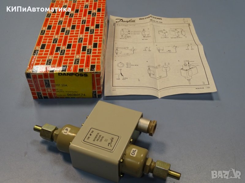 диференциален пресостат Danfoss MP 55A differential pressure switch 45 sec., снимка 1