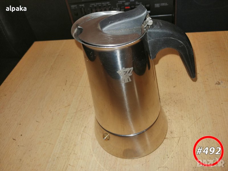 Продавам италиянска кафеварка FEZZETTI,алпака, снимка 1