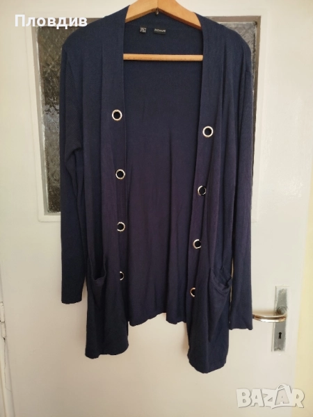 Тъмносиня жилетка хл размер , снимка 1