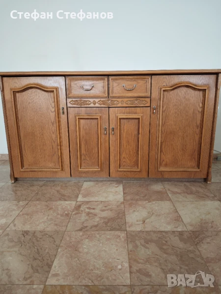 Голям масивен бароков скрин, снимка 1