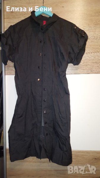 Графит сиво рокля тип престилка-риза ВЕРО МОДА Vero Moda нова, снимка 1