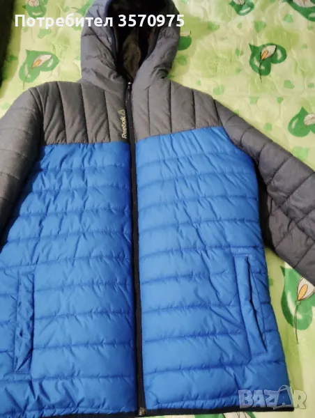 Продавам оригинално мъжко зимно яке марка Reebok размер L за 80лв якето е запазено , снимка 1