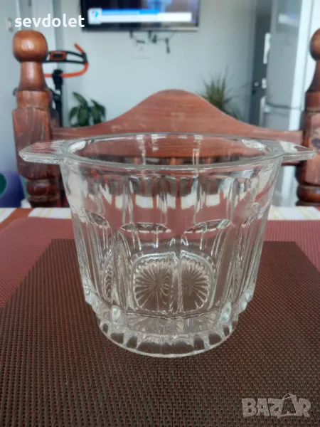 Кристален съд за лед., снимка 1