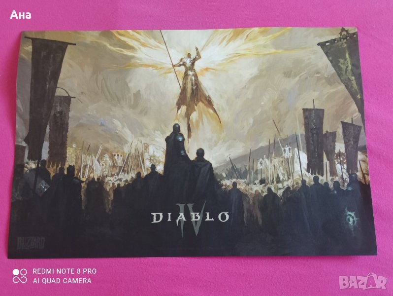 Плакат на Diablo IV  PS4, снимка 1
