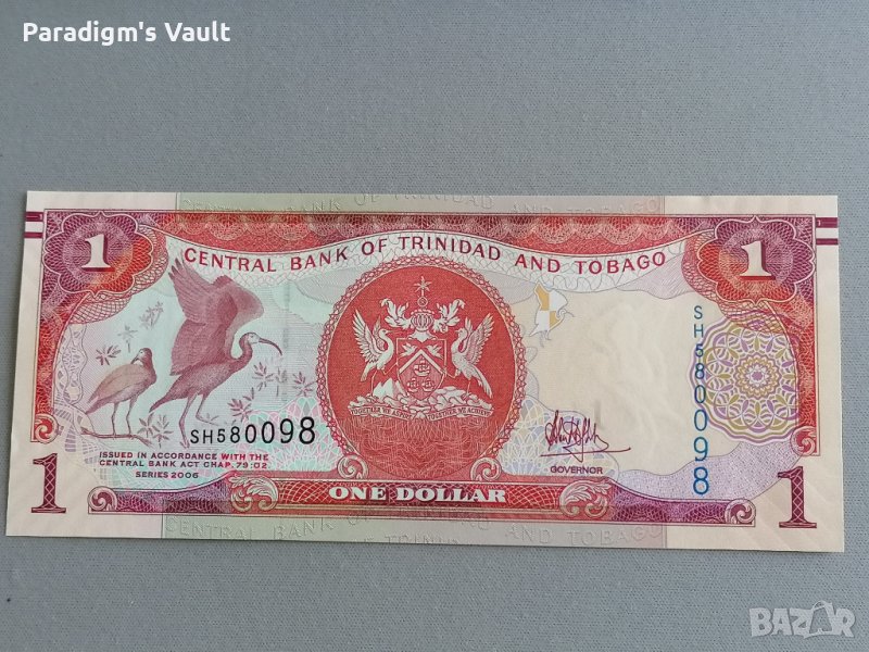 Банкнота - Тринидад и Тобаго - 1 долар UNC | 2006г, снимка 1