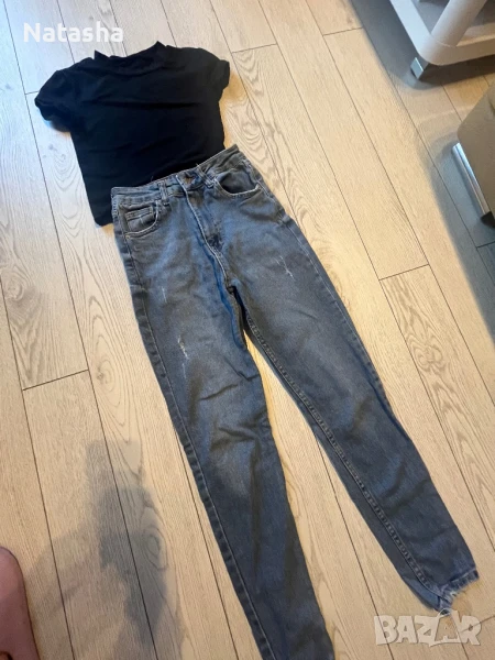 Дънки с блуза, снимка 1