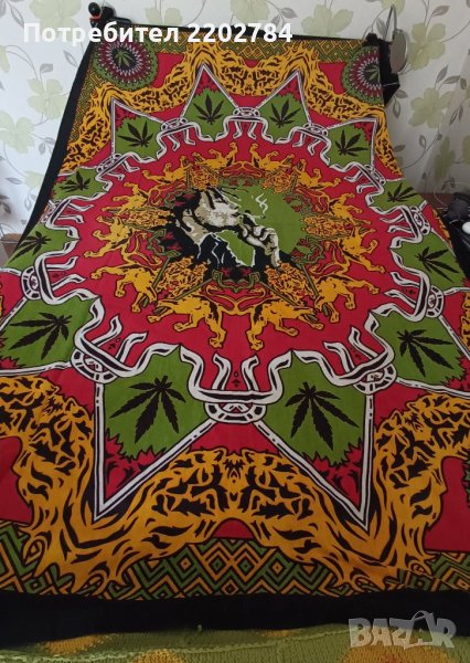 Два текстилни тапети,покривка Bob Marley,Боб марли., снимка 1