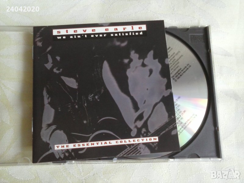 Steve Earle – We Ain’t Ever Satisfied оригинален диск, снимка 1