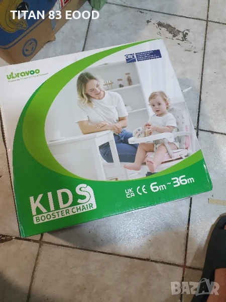 Преносим столче за хранене UBRAVOO 6+, снимка 1