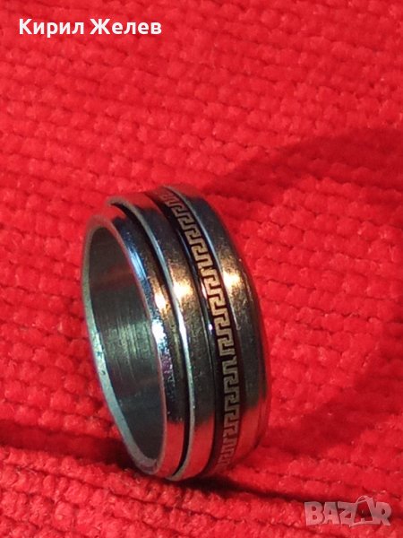 КАЧЕСТВЕН ПРЪСТЕН от БЛАГОРОДНА НЕРЪЖДАЕМА СТОМАНА ВЕРСАЧЕ СТИЛ 20968, снимка 1